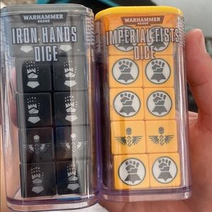 Warhammer dice sets